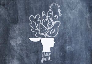 From Detox to Renewal: The Comprehensive Approach of 911 Detox Center 1 food drawn open head paper cutout with text chalkboard